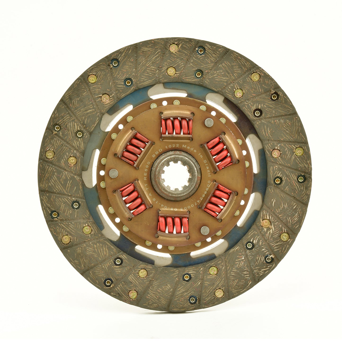 Centerforce Dual Friction ? High Performance Clutch Friction Disc 10in Dia. 10-Spline Fits Ford/Mercury Cars And Trucks 6/8 Cyl